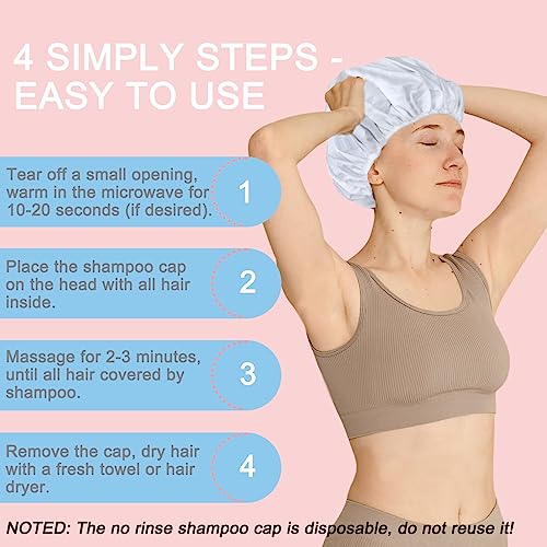 No Rinse Shampoo Caps (6-Pack) A50405