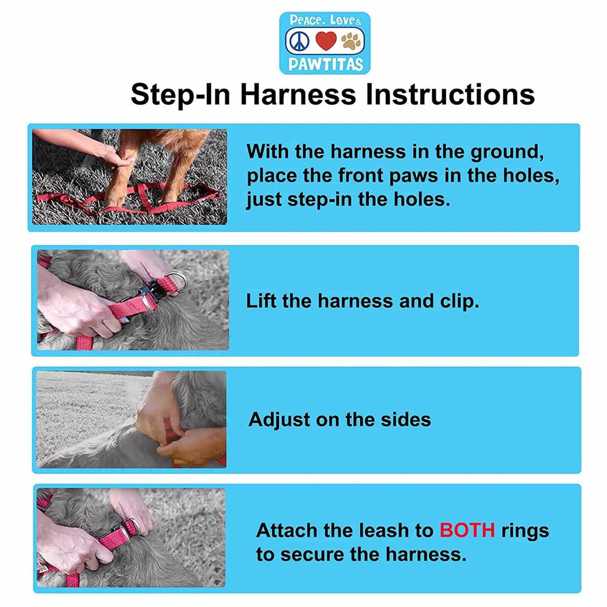 Reflective Step-in Dog Harness I543