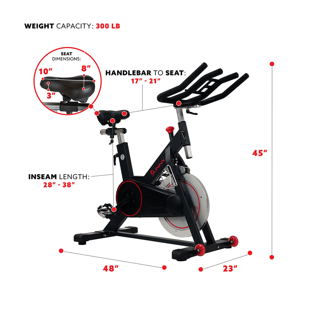 Magnetic Belt Drive Indoor Stationary Exercise Bike A94423