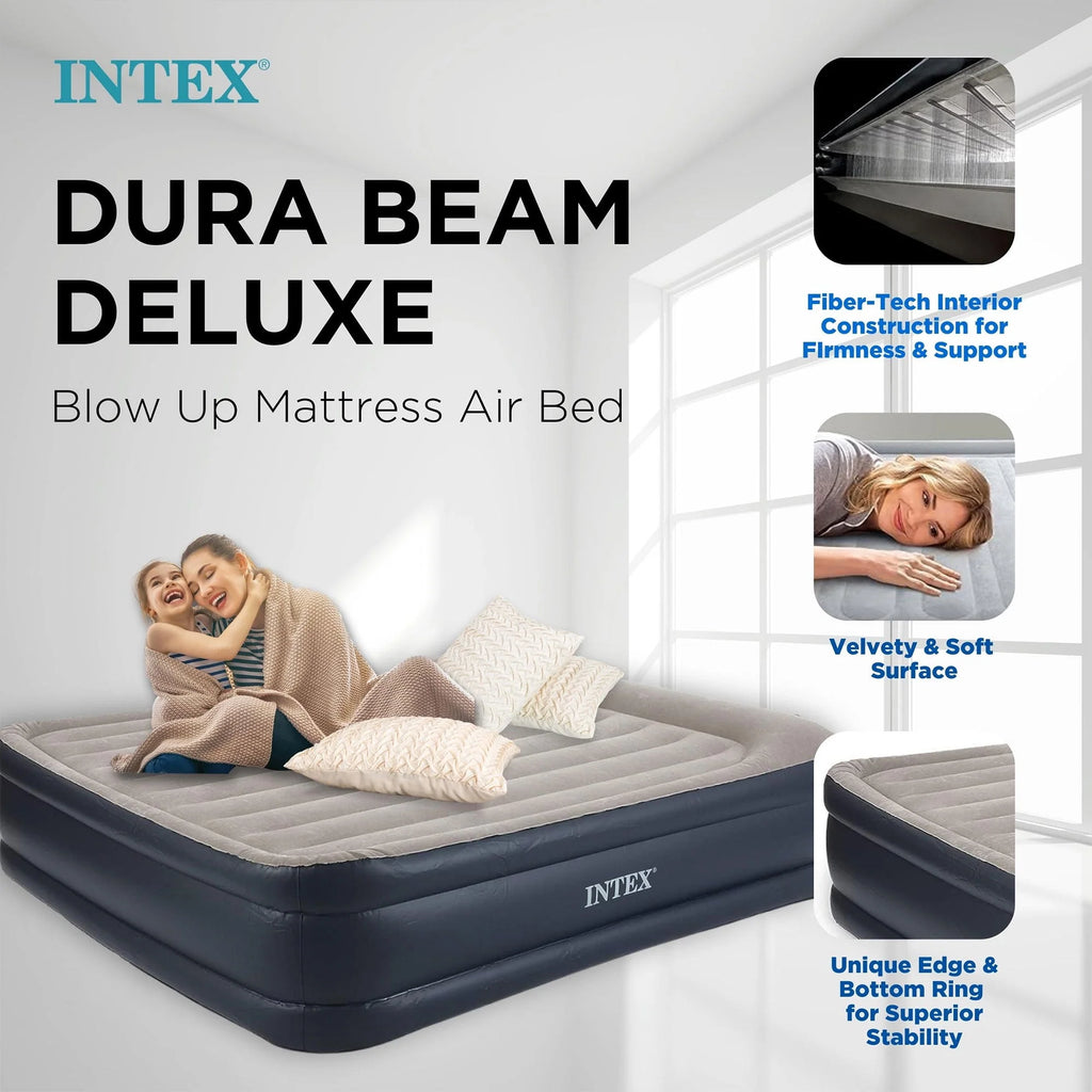 King Air Mattress with Built In Pump A686