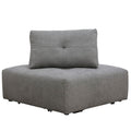 Gray Linen Fabric Corner Wedge D99663