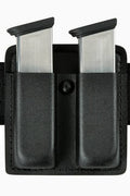 Black Open Top Double Magazine Pouch C65348