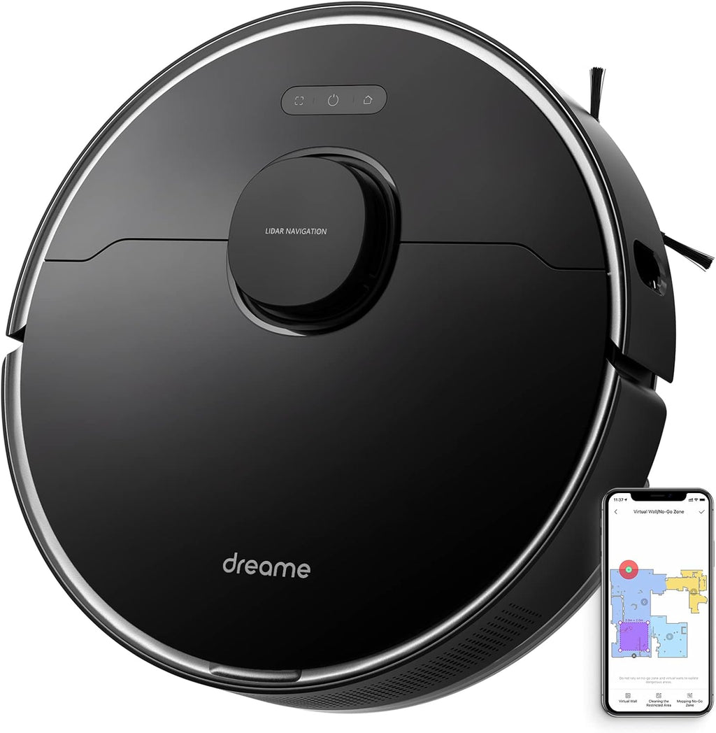Robot Vacuum Cleaner and Mop with Lidar Navigation, 4000Pa Suction, 2.5h Runtime Q936631
