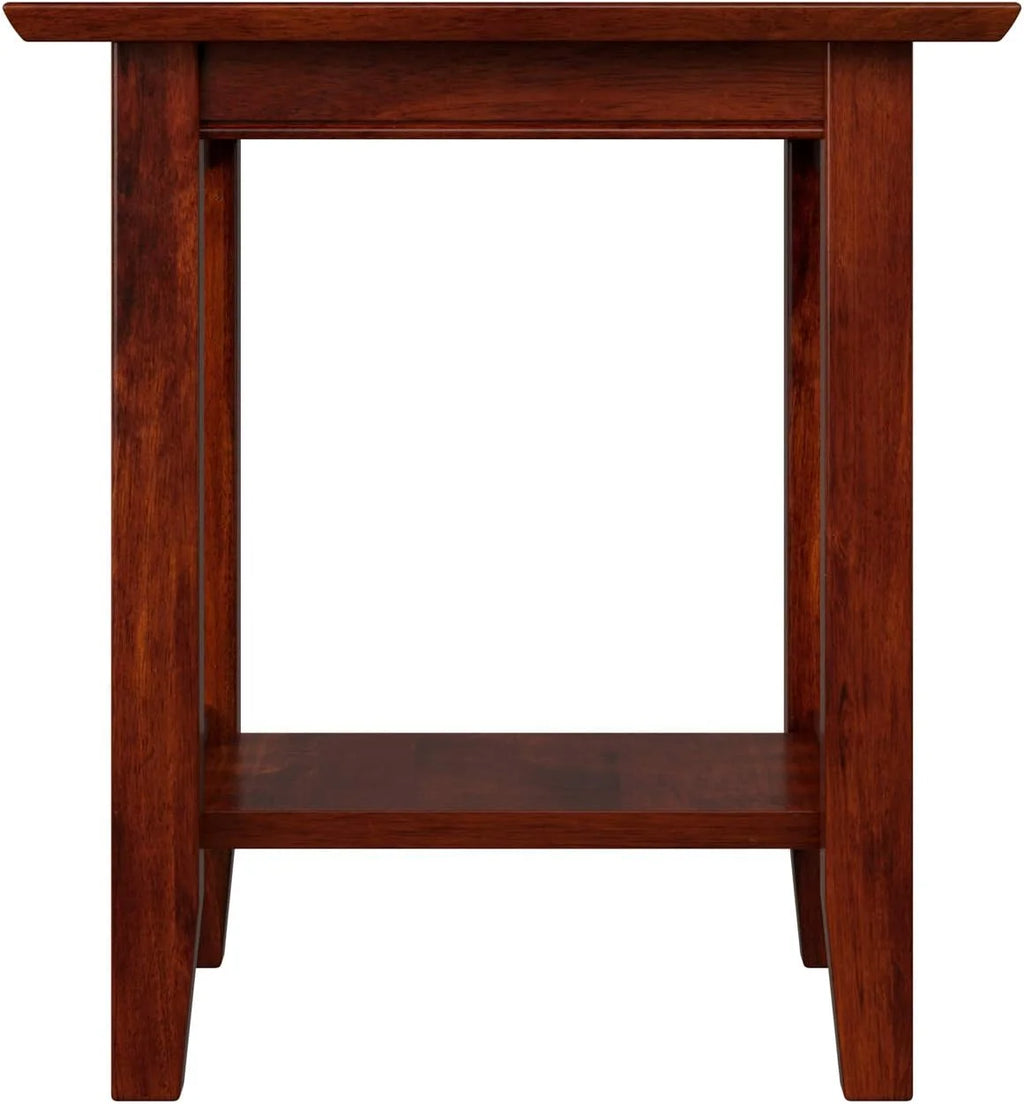Solid Hardwood End Table 20 In Set Of 2 Walnut T294942