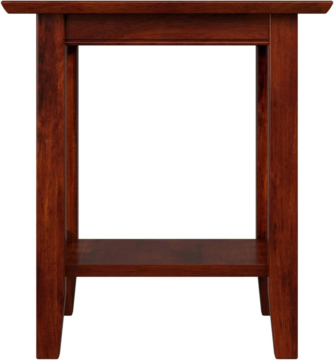 Solid Hardwood End Table 20 In Set Of 2 Walnut T294942