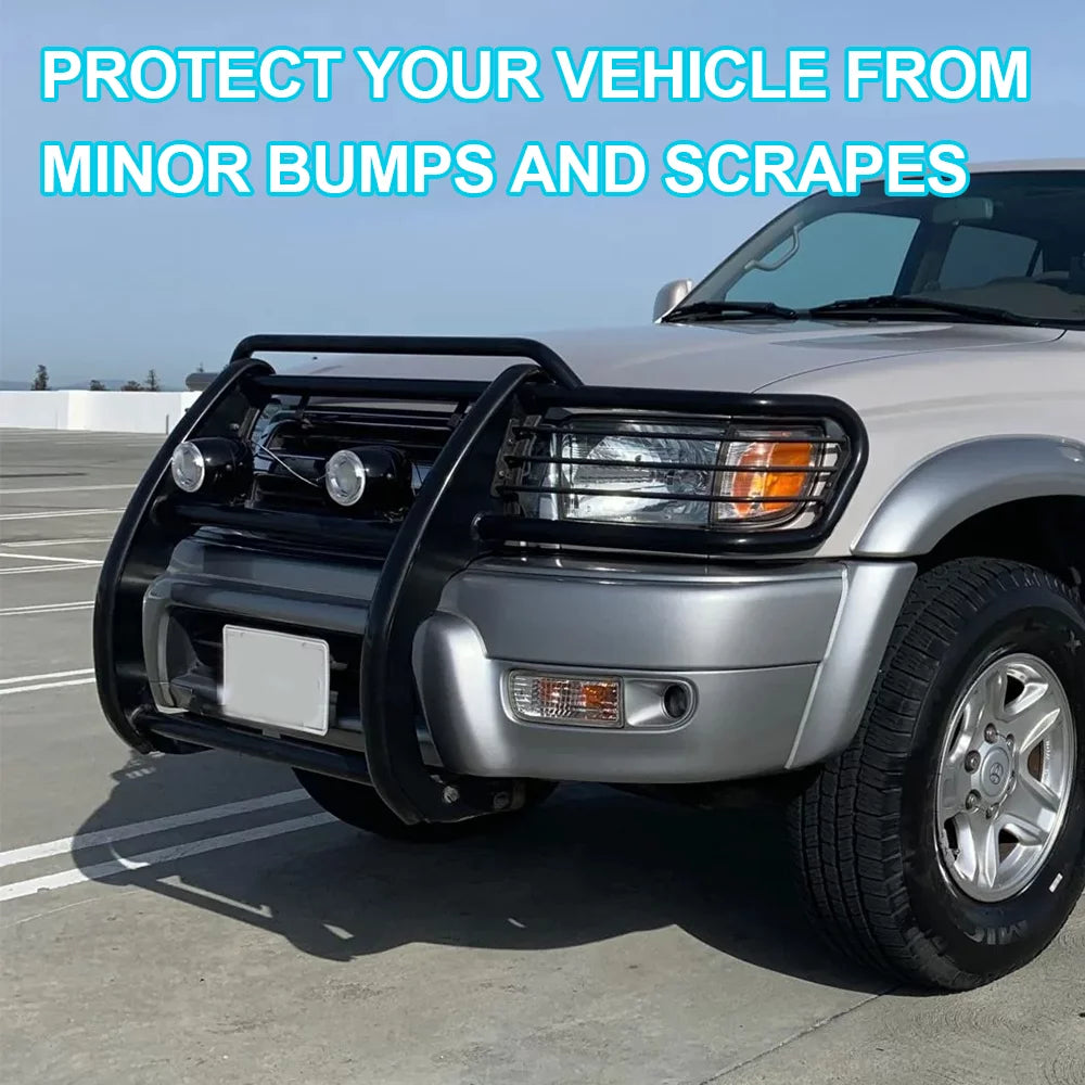 Black Steel Front Bumper Protector Brush Guard S84925