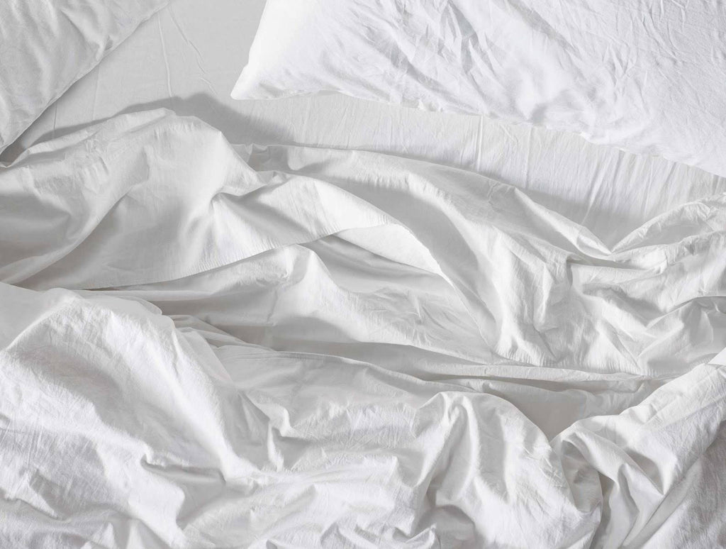 Organic Crinkled Percale Fitted Sheet King Pewter A367632