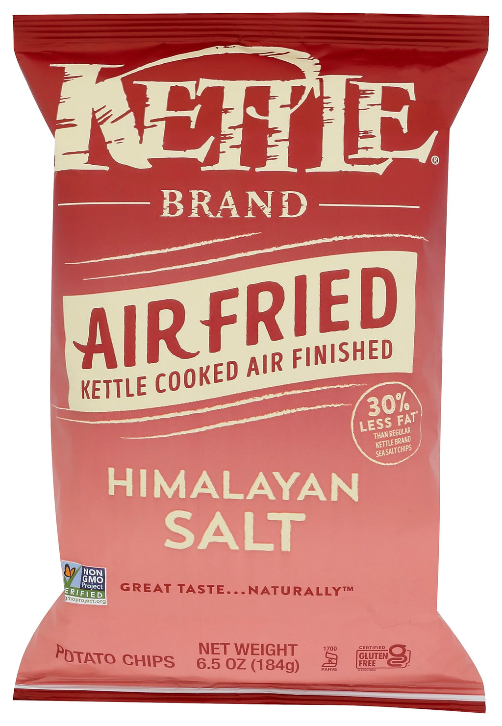 Kettle Cooked Potato Chips Himalayan Salt 6.5 Ounce Pack Of 12 W6014