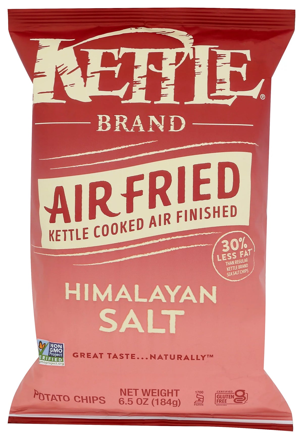 Kettle Cooked Potato Chips Himalayan Salt 6.5 Ounce Pack Of 12 W6014