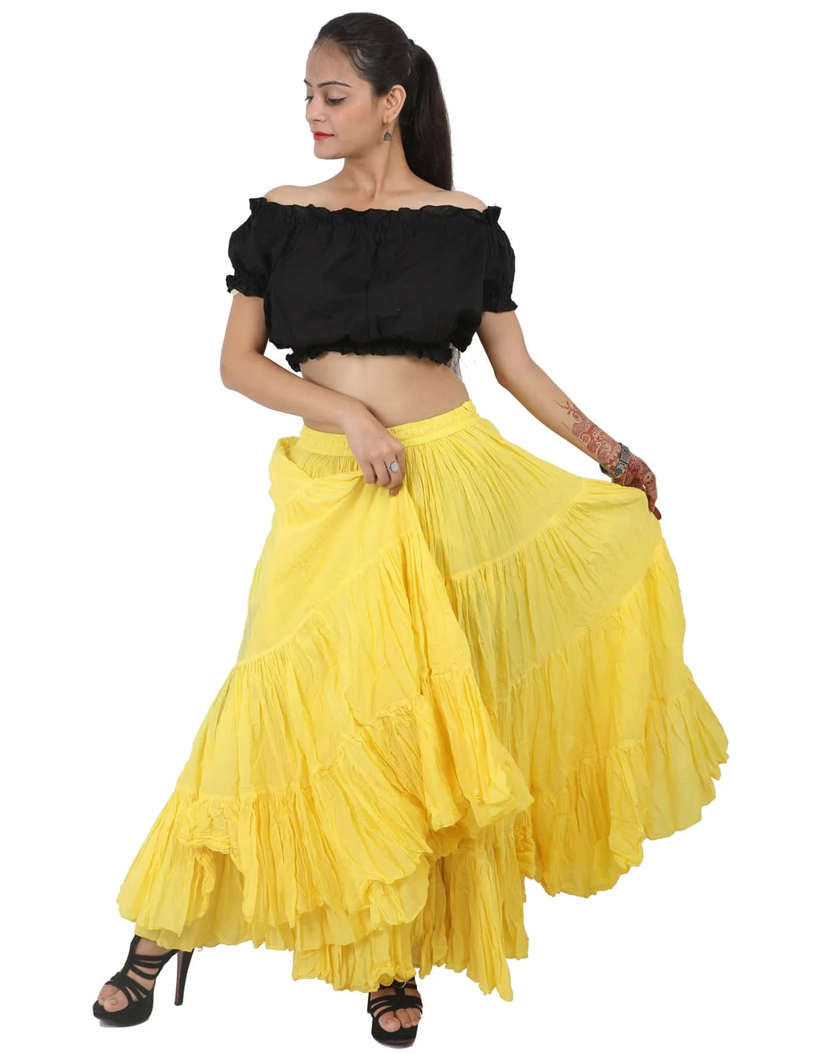 Plus Size 40 Inches Long 25 Yard Skirt M268478