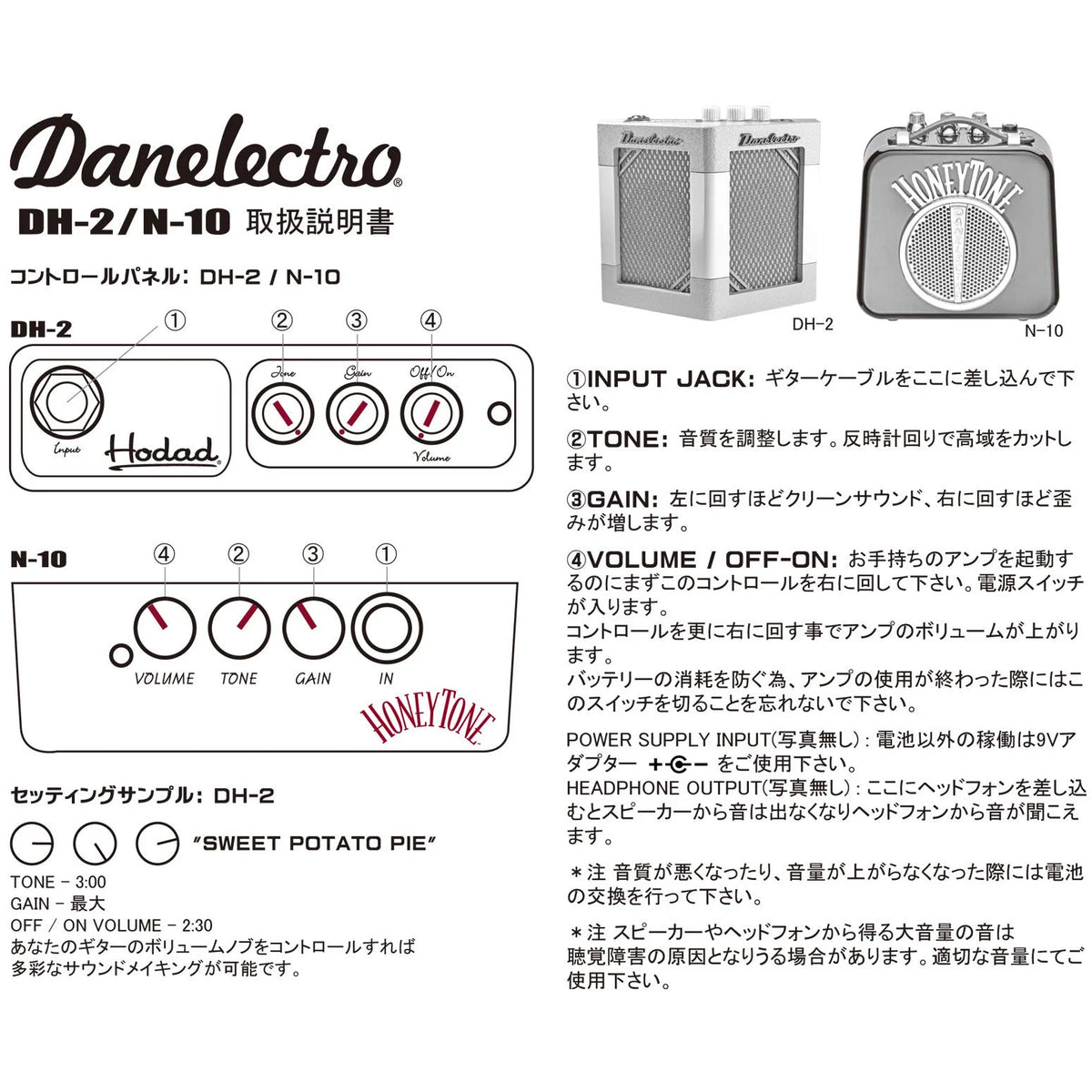 Black Mini Guitar Amplifier J199368