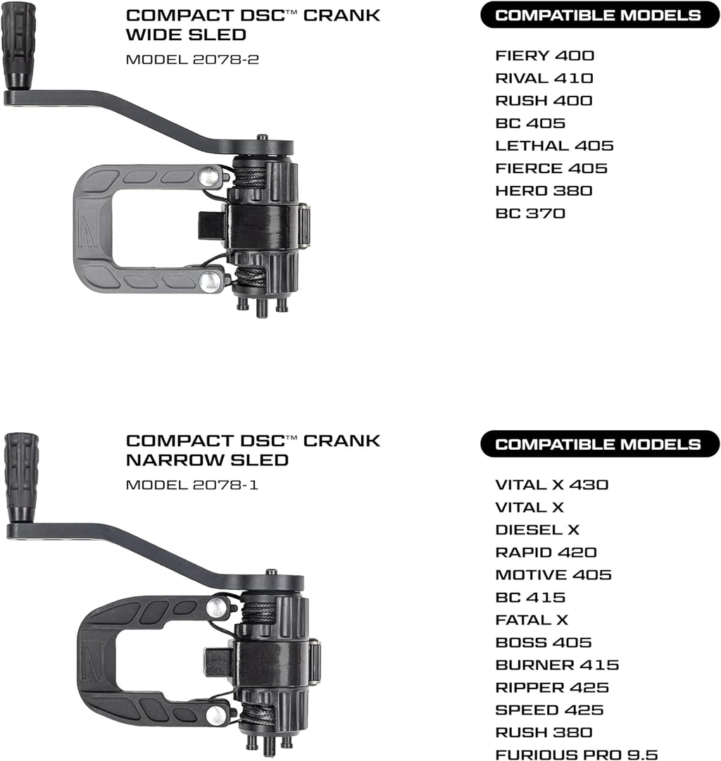 Compact Dead Silent Crank Narrow Sled O15805