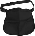 Black Oxford Cloth Waist Belt Bag Pouch U335440