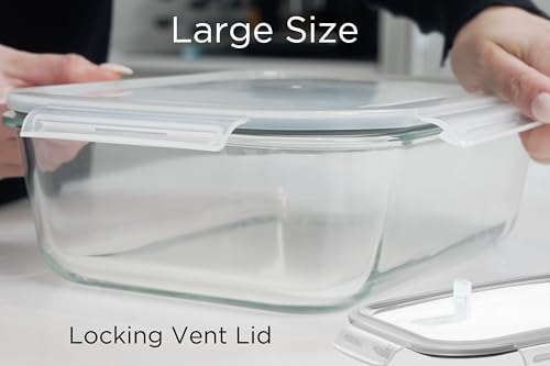 Large Glass Food Storage Containers with Lids, BPA Free I148102