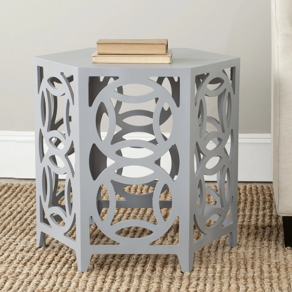 Geometric Hexagon Side Table G2913
