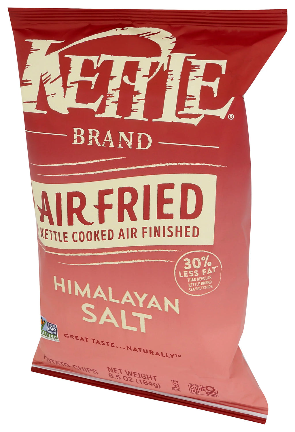 Kettle Cooked Potato Chips Himalayan Salt 6.5 Ounce Pack Of 12 W6014