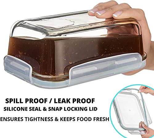 Large Glass Food Storage Containers with Lids, BPA Free I148102