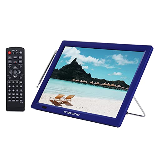 14 Inch Portable Rechargeable LED TV with HDMI, USB, and Built-in Digital Tuner W97833