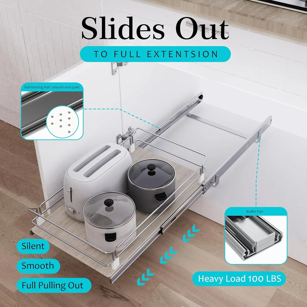 11W X 22D Pull Out Cabinet Drawer M3439