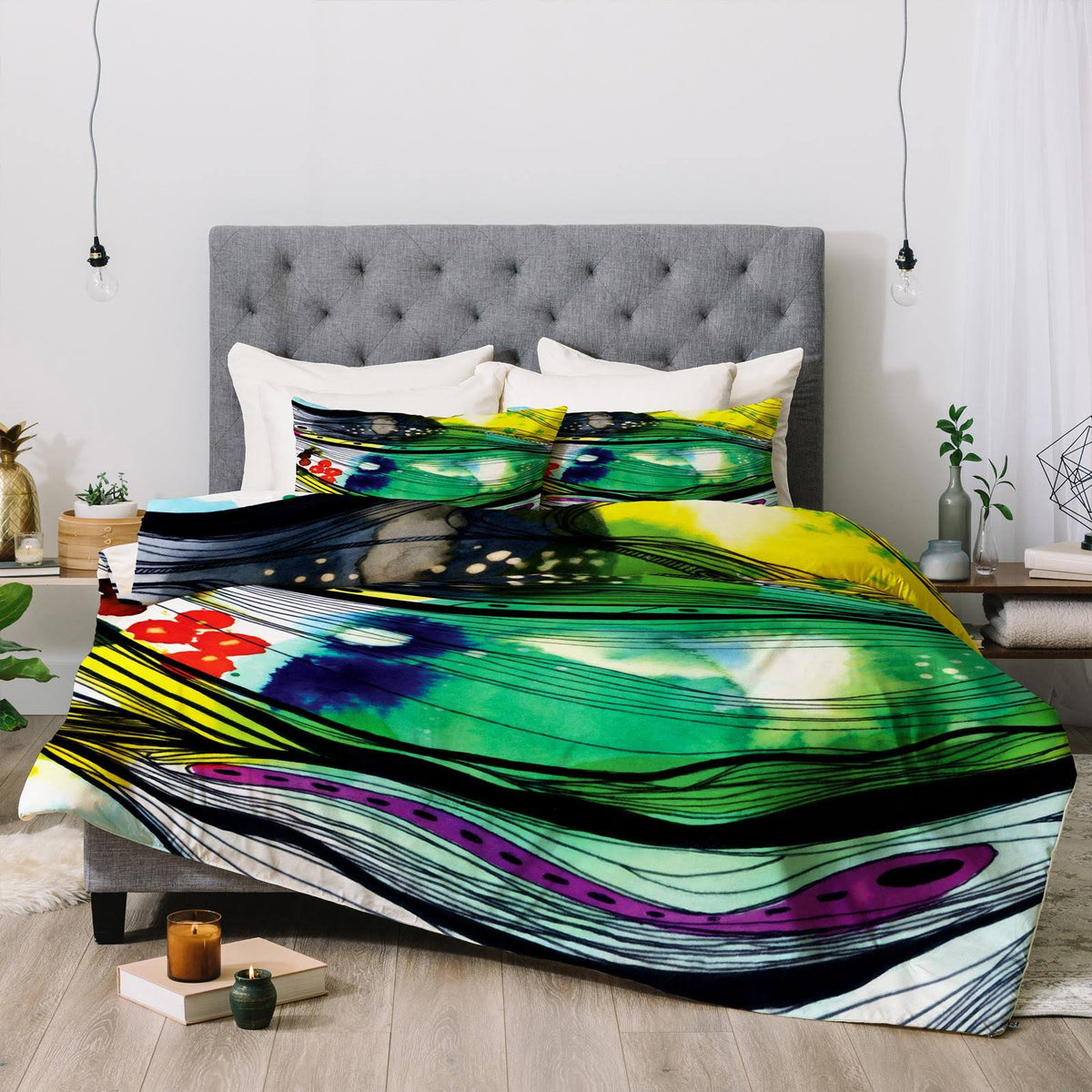 Abstract 4 King Comforter C59775