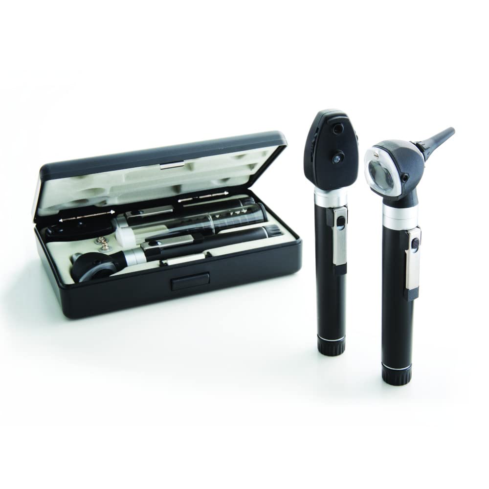 Pocket Size LED 2.5V Otoscope/Ophthalmoscope Diagnostic Set J8476