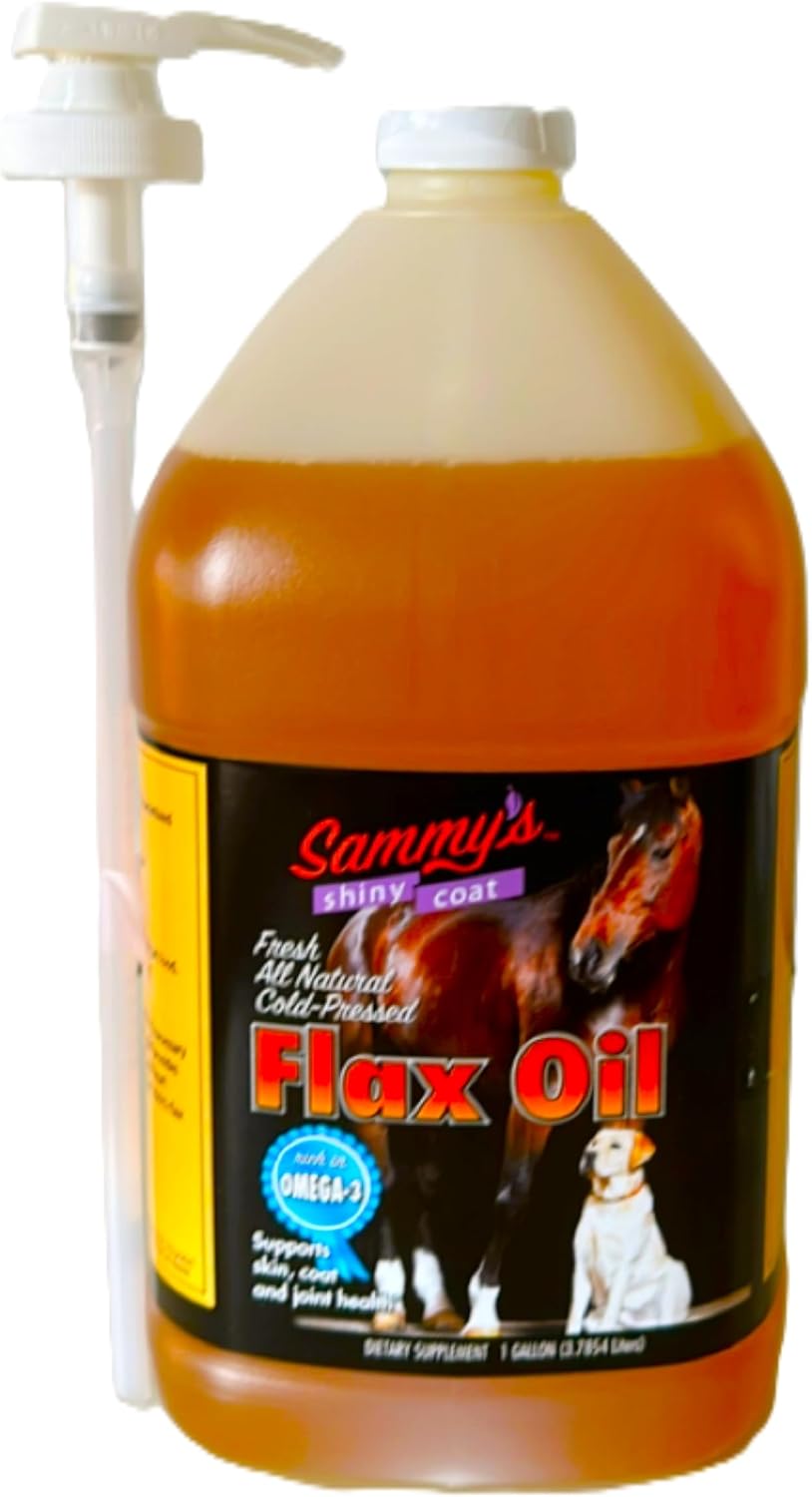 Pure Flaxseed Oil for Horses, 1 Gallon Q1772