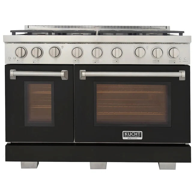 48 6.7 cu. ft. Propane Gas Range in Black F592658