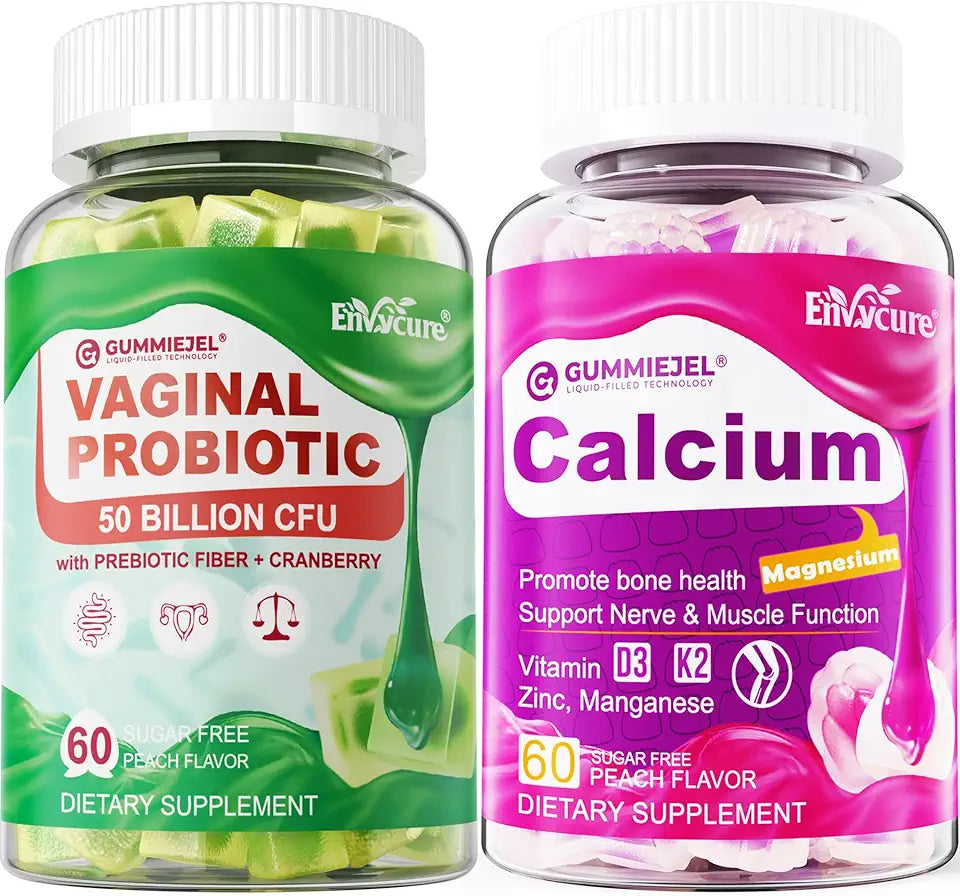 Probiotics for Women Gummies 60 Count + Calcium Citrate Gummies 60 Count V564855