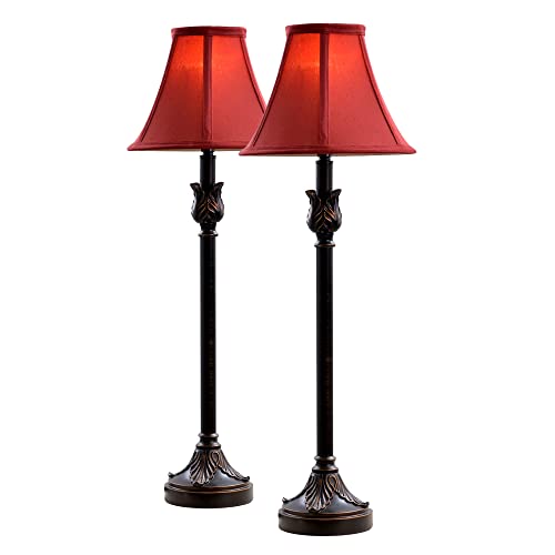 Bronze Buffet Table Lamps Set of 2 M2183