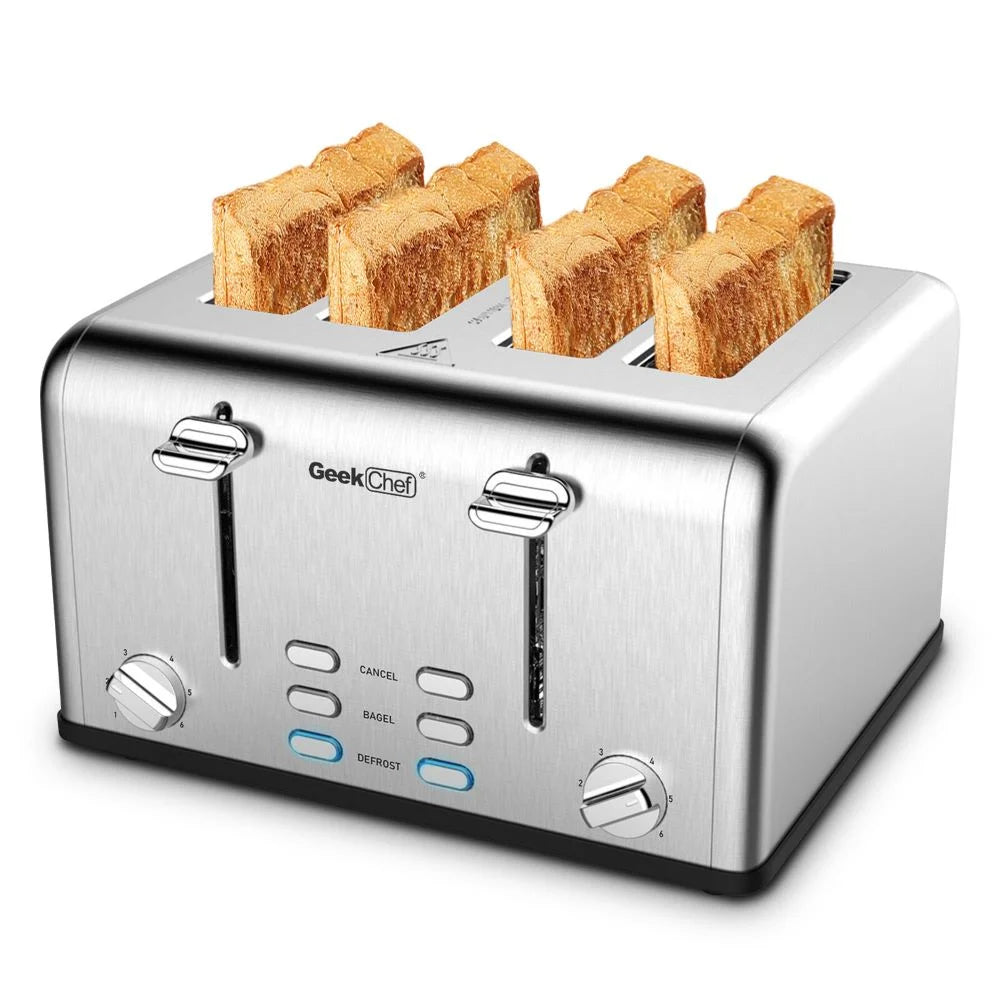 4 Slice Stainless Steel Toaster D822631