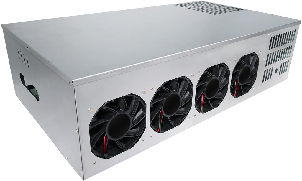 Mining Rig Case 8 GPU with 4 Cooling Fans N9299