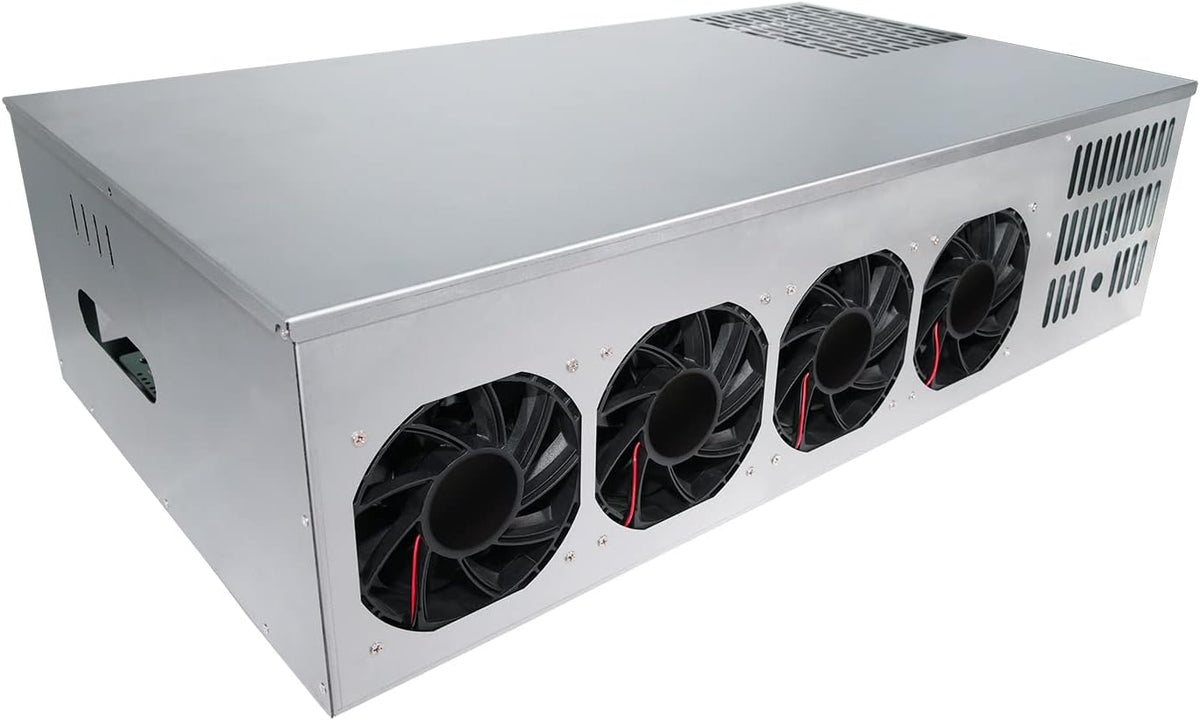 Mining Rig Case 8 GPU with 4 Cooling Fans N9299