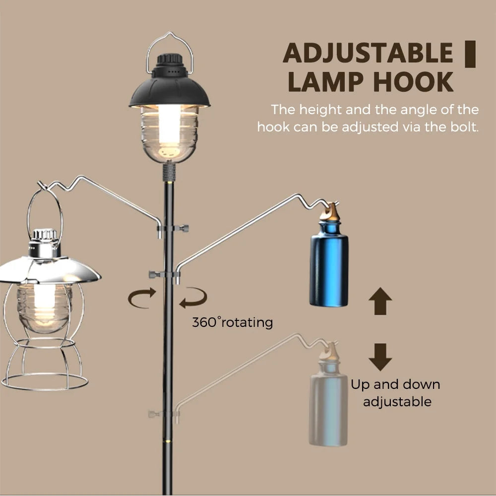 Collapsible Camping Lantern Hanger Aluminum Alloy S96173