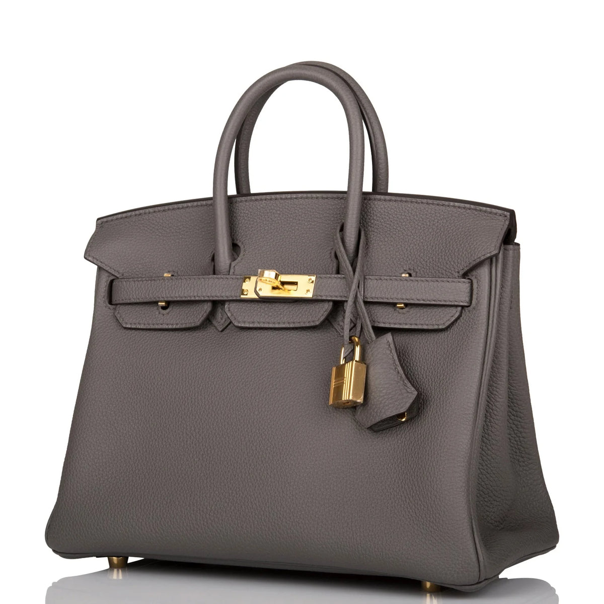 Birkin 25 Etain Togo Gold Hardware B3368