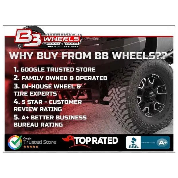 Matte Black 17x9 8x180 18mm Wheel L79972