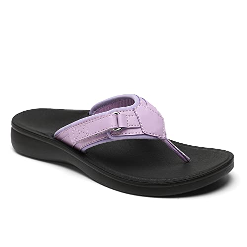 Womens Orthotic Comfort Thong Style Flip Flops Sandals With Arch Support Heel Cup I309860