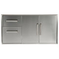 Two Drawer Cabinet with Double Access Doors G5156