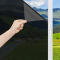 Diamond Black Silver One Way Window Film, 29.5 inch x 6.5 feet G8643