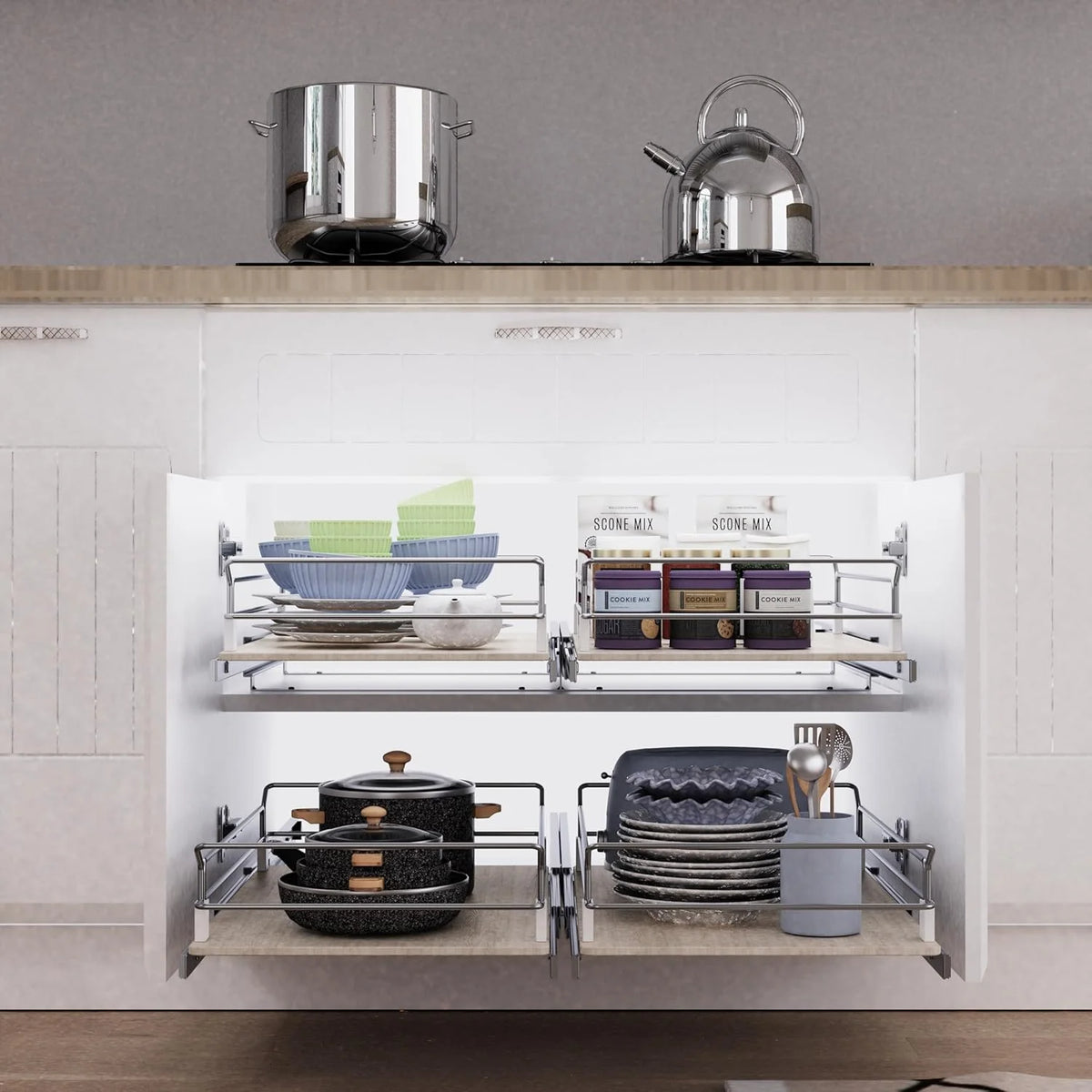 11W X 22D Pull Out Cabinet Drawer M3439
