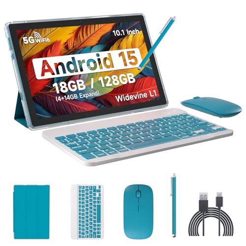 10 Inch 18GB RAM+128GB ROM 2TB Expandable Tablet PC with Keyboard Case Mouse Stylus O612727