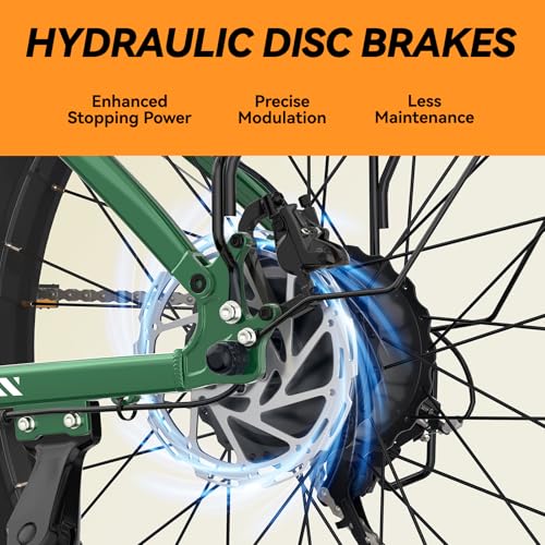 52V 4000/5000W Dual Motor Electric Bike 26" Fat Tire P720