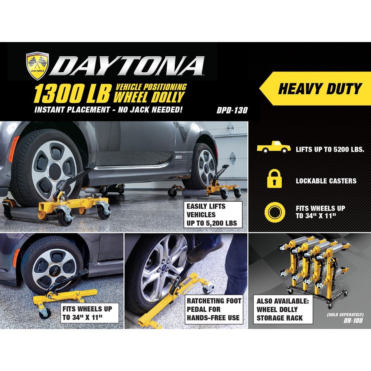 Wheel Dolly Storage Rack I9715