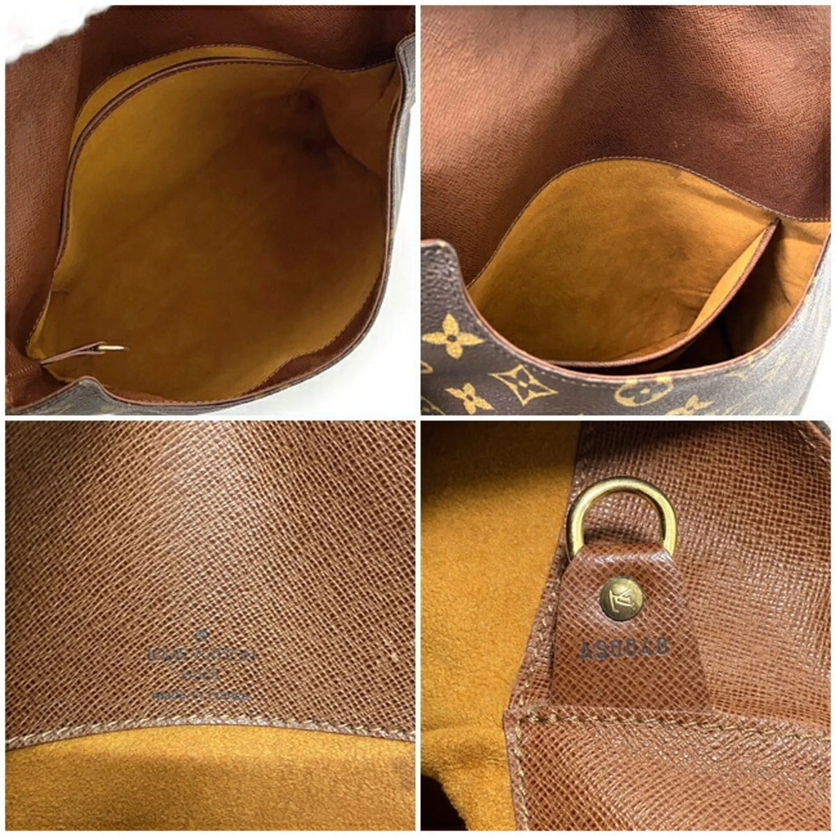Brown Monogram Shoulder Bag D9637