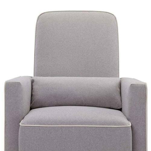 Grey Swivel Glider and Ottoman Z690867