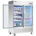 54" 2 Glass Door Display Refrigerator with 42.2 cu. ft. Capacity A510