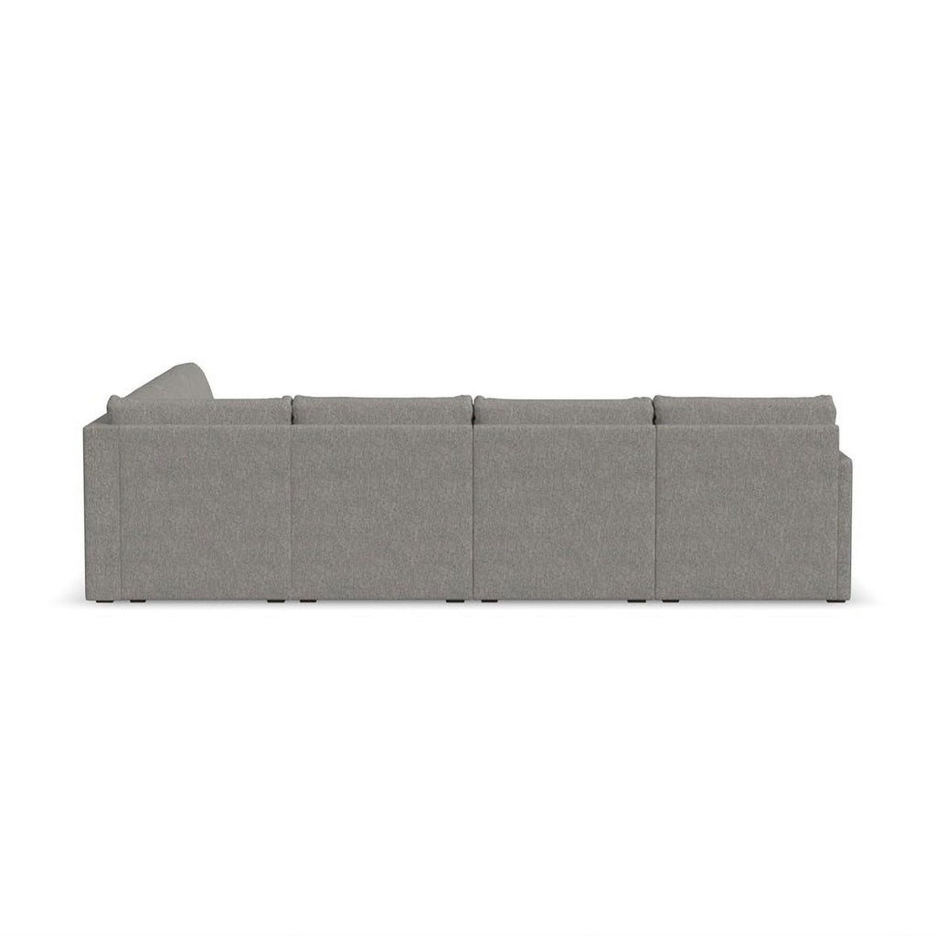 Gray 6 Seat Sectional with Performance Fabric K829009