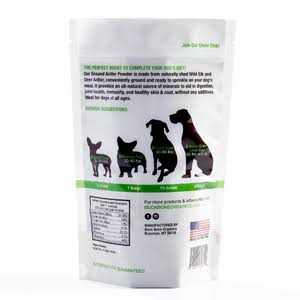 Ground Wild Elk and Deer Antler Powder for Dogs K5644