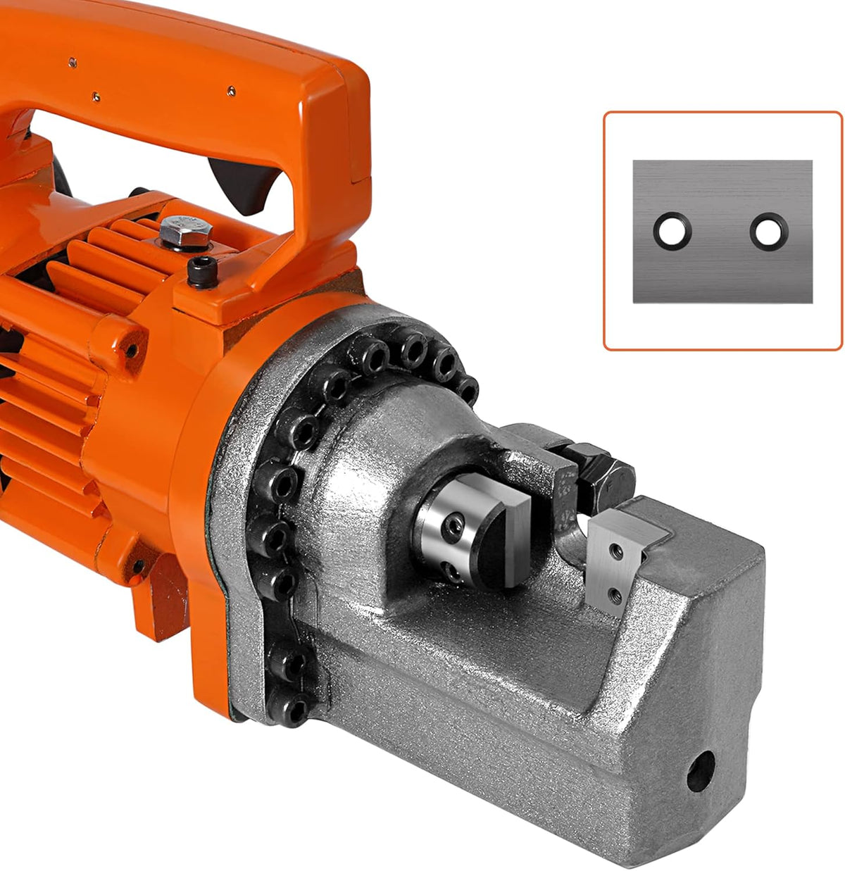 Electric Hydraulic Rebar Cutter, 1350W, Cutting up to 7/8 Inch 4-22mm #7 Rebar, with Replaceable Jaw Blades (AC 110V) T2773