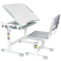 Height Adjustable Childrens Desk & Chair Grey I610893