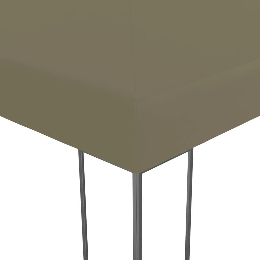 Taupe Outdoor Gazebo Canopy Tent with Steel Frame M132